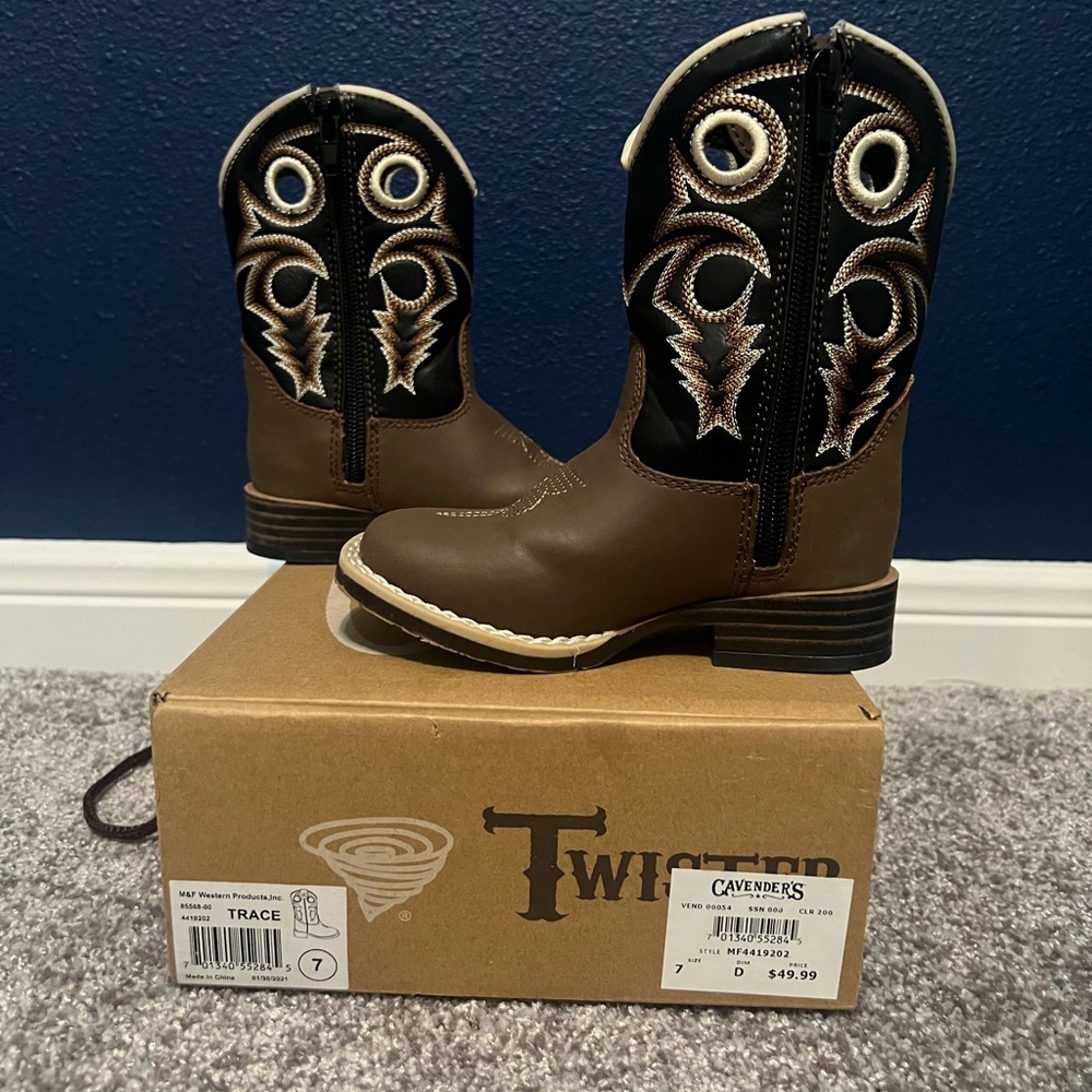 Toddler Cowboy Boots Double Barrel
